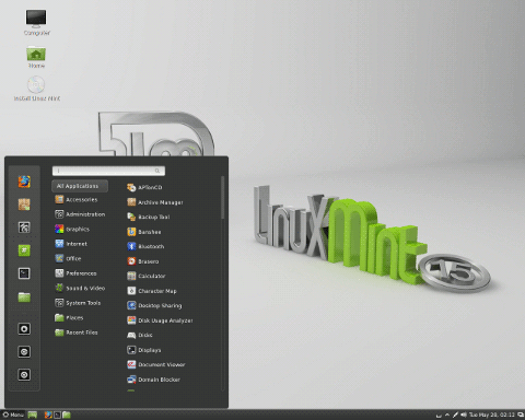 vista do desktop